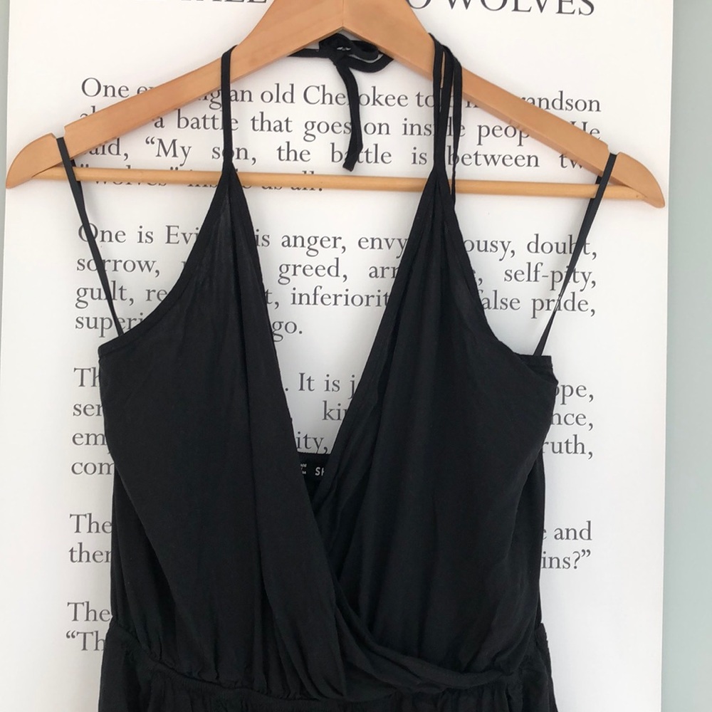 Shein black halter jumper
